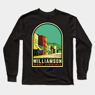 Williamson West Virginia Historic Downtown Long Sleeve T-Shirt